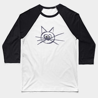 Comic cat Baseball T-Shirt